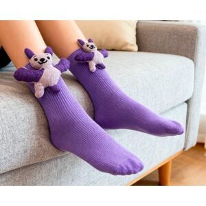 3D animal socks Bat